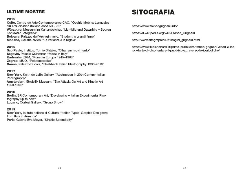 Monografia su Franco Grignani